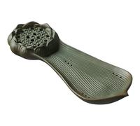 Kung Fu Vassoio da tè in pietra verde Vassoio da tè in pietra verde Vassoio in ceramica retrò creativo Tavolo a bolle da tè Kung Fu Servizio da tè a bolle Un barattolo due tazze Tavolo da tè per la