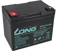 Kung Long Batteria Al Piombo Gel 12V 34Ah Zyklenfest Compatibile 36Ah
