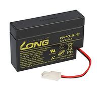 Kung Long WP 0.8-12 12 V 0,8 Ah Long AMP spina AGM piombo batteria tapparelle (Long AMP)