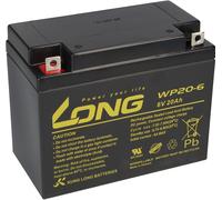 Kung Long WP20-6 6V 20Ah AGM PIOMBO VELUTATO Compatibile 20Ah 6V 18Ah 22Ah GEL