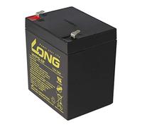 Kung Long WP5-12 - Batteria al piombo, 12 Volt, 5 Ah, adatta ad esempio per la batteria APCRBC140 di APC, sono necessari 16 pezzi