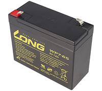 Kung Long WP7-S6 F1 - Batteria al piombo, 6 Volt, 7 Ah con attacco Faston da 4,8 mm