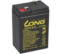 Kung Lungo WP4.5-6 Batteria Piombo 6 Volt 4,5Ah Con Faston 4,8mm Per