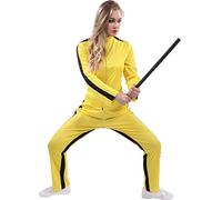 Kungfu Giallo Vestito Fantasia Body (Donna)