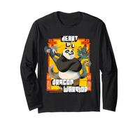 Kungfu Panda Cuore di Un Guerriero Drago Maglia a Manica