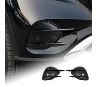 KUNGKIC ABS Paraurti anteriore per auto, copertura fendinebbia, labbra, splitter spoiler, griglia decorativa compatibile con Mercedes-Benz 2022-2024 GLC Classe X254 400e AMG accessori (nero)