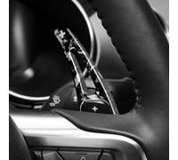 KUNGKIC ABS Volante Auto Paddle Shift Estensioni Per Ford Mustang 2015-2023 Interno Decorazione Accessori 2 PCS (Modello In Fibra Di Carbonio Forgiato)