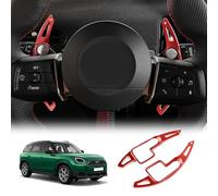 KUNGKIC Alluminio Volante Paddle Shift DSG Estensioni Per 2024 2025 MINI F65 F66 JCW,MINI U25 Countryman JCW,Accessori Decorazione Interno 2 PCS (Rosa)