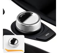 KUNGKIC Copri-tasti multimediali per auto per interni iDrive Multimedia Cover per BMW iDrive E60 E61 E63 E64 E65 E66 ABS & Crystal Replacement Button Accessori,Regalo,Sport
