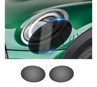 KUNGKIC Pellicola di protezione per fari larghi TPU Protezione antigraffio Non ingiallimento Accessori esterni autocurativi Compatibile con Mini F54 Clubman 2014-2022 Luce Nera 2pz