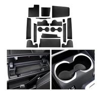 KUNGKIC Per BMW X1 U11 2023 2024 auto antiscivolo portabevande per vano portaoggetti, tappetini antipolvere interni essenziali decorazione accessori 17 pezzi PVC nero