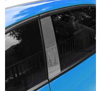 KUNGKIC Per Fiat 500 2008 - 2023 Abarth 595 2012 - 2023 Auto B Colonna Copertura Auto Finestra Adesivo Decorativo Finestra A B Colonna Adesivi Accessori 6 Pezzi (modello in fibra di carbonio)