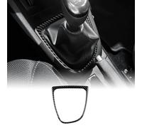 KUNGKIC Per Renault Clio 4 Mk4 IV 2013 2014 2015 2016 2017 2018 Real Fibra di Carbonio Auto Centrale Console Leva Cambio Cambio Telaio Esterno Decorazione Pannello Accessori