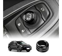KUNGKIC per Subaru BRZ Toyota GR86 2021-2024 Crosstrek Impreza 2024 Specchietto Retrovisore Interruttore Pulsante Anello Copertura Trim Alluminio Interno Accessori (Nero)