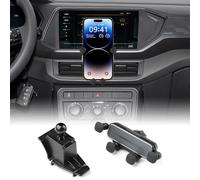 KUNGKIC Supporto per cellulare per auto regolabile Supporto per telefono auto compatibile con 2019 2020 2021 2022 2023 VOlkswageN VW T-Cross Tcross accessori interni rotazione 360° lega di zinco ABS