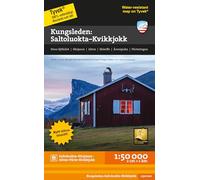 Kungsleden: Saltaluokta - Kvikkjokk Hiking Map: 1:50 000