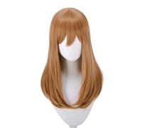 Kunikida Hanamaru Cosplay Wig,Brown Long Straight Wig,with Free Wig Cap,Halloween Costume cosplay for Christmas Carnival Party