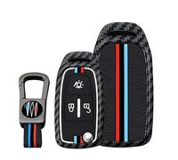 KUNIO Custodia per chiave auto, adatta per Volvo S60 S80 S40 V70 XC70 V50 C30 C70 XC90 Portachiavi 3 Tasti Chiave Pieghevole Custodia Protettiva Nero A