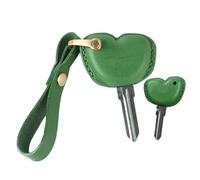 KUNIO Custodia per chiave moto adatta per Vespa Piaggio GTS300 GTS200 GTS125 LX150 Medley150 in pelle portachiavi portachiavi portachiavi moto cover verde