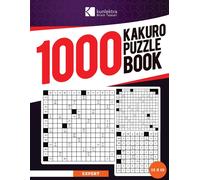 Kunlektra Brain Kunlektra Brain Teaser 1000+ 15 x 15 Kakuro Puzzle B (Tascabile)