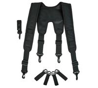 KUNN Bretelle per cintura tattica per attrezzi da uomo, imbracatura per cintura resistente con accessori KML911-BLK