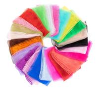 Kunoli 24 panni da giocoliere per bambini, 60 x 60 cm, quadrati colorati per bambini, adatti per spettacoli di bambini come danza per bambini, attività sensoriali