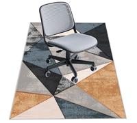 Kunsen Salvapavimento Tappetino Protettivo Minimalismo Tappeto Salvapavimento Antiscivolo Protettore del Pavimento Tappetino per Ufficio con Ruote per Parquet Pavimenti Duri 160X230CM