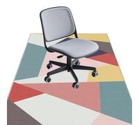 Kunsen Tappetino protettivo Tappeto Salvapavimento Antiscivolo per Pavimenti In Legno o Piastrelle Salvapavimento Protettivo Sedute Con Ruote Rotelle Lavoro Gaming 200X290CM