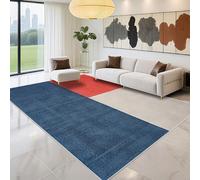 Kunsen Tappeto Per Salotto Insonorizzazione 130x200cm, blu Moderno design minimalista per il soggiorno camera da letto per adolescenti