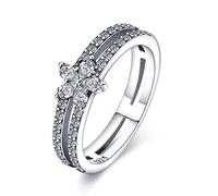 KUNSIR 925 Anelli in Argento Sterling per le Donne