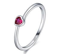 KUNSIR 925 Anelli in Argento Sterling per le Donne Cubic Zirconia Anelli Anello di Fidanzamento Anelli di Personalità R1