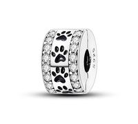 KUNSIR Ciondolo Argento Sterling 925 con Cubic Zirconia Pendenti per Pandora Braccialetti, Compatibile con Braccialetti e Collane europei, perfetto Regali per Moglie e Ragazze C9