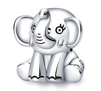 KUNSIR Ciondolo Argento Sterling 925 con Cubic Zirconia Pendenti per Pandora Braccialetti, Compatibile con Braccialetti e Collane europei, perfetto Regali per Moglie e Ragazze C1