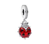 KUNSIR Ciondolo Argento Sterling 925 con Cubic Zirconia Pendenti per Pandora Braccialetti, Compatibile con Braccialetti e Collane europei, perfetto Regali per Moglie e Ragazze C5