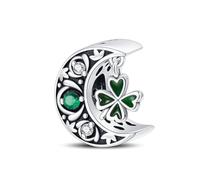 KUNSIR Ciondolo Argento Sterling 925 con Cubic Zirconia Pendenti per Pandora Braccialetti, Compatibile con Braccialetti e Collane europei, perfetto Regali per Moglie e Ragazze C3