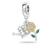 KUNSIR Ciondolo Argento Sterling 925 con Cubic Zirconia Pendenti per Pandora Braccialetti, Compatibile con Braccialetti e Collane europei, perfetto Regali per Moglie e Ragazze C11