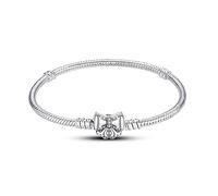 KUNSIR Moments-Bracciale Donna Adatto per Ciondolo Argento Sterling 925 Braccialetto Snake Bracciali Compatibile con Pandora Ciondolo B2