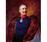 kunst für alle Stampa Artistica/Poster: Bruno Heinrich Strassberger Porträt von Kaiser Wilhelm II 1859-1941" - Stampa di Alta qualità, Immagini, Poster artistici, 45x55 cm