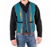 Kunst und Magie Colorato Uomo Hippie Gilet