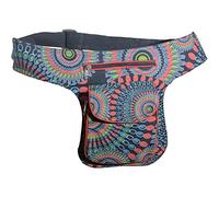 Kunst und Magie Marsupio Mandala-Print Donna Nero