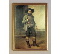 Kunstdruck Andreas Hofer II Tirolo KK Lotta per la libertà Franz Defregger Stampe da Parete A3 07 Con Cornice