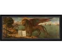 Kunstdruck Leone Marciano andante Vittore Carpaccio Leone Ala a vela Faks_B 03414