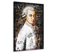 Kunstgestalten24 Aludibond - Stampa artistica da parete Mozart Pop Art Style
