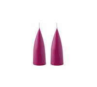 Kunstindustrien® Candele a forma di cono, prodotte in Danimarca, 43 colori disponibili, candele a colonna antigoccia e senza fumo, candele a lunga durata 15 ore, set regalo con candele non profumate,