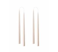 Kunstindustrien® Candele affusolate, prodotte in Danimarca, 42 colori disponibili, candele antigoccia e senza fumo, candele solide a lunga durata 15 ore, set regalo con candele non profumate, 4 pezzi.