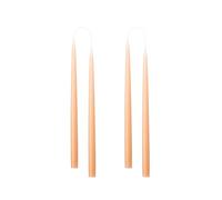 Kunstindustrien® Candele affusolate, prodotte in Danimarca, 42 colori disponibili, candele antigoccia e senza fumo, candele solide a lunga durata 15 ore, set regalo con candele non profumate, 4 pezzi