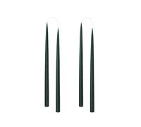Kunstindustrien Candele affusolate, prodotte in Danimarca, 42 colori disponibili, candele antigoccia e senza fumo, candele a lunga durata 15 ore, set regalo con candele non profumate, 4 pezzi. 2,2 x