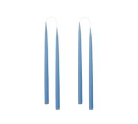 Kunstindustrien® Candele Coniche, Prodotte in Danimarca, 42 Colori Disponibili, Candele da Cena Antigoccia e Senza Fumo, Candele a Lunga Durata 15 Ore, Set Regalo Candele Non Profumate, 4pz. 2,2 x