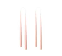 Kunstindustrien® Candele Coniche, Prodotte in Danimarca, 42 Colori Disponibili, Candele da Cena Antigoccia e Senza Fumo, Candele a Lunga Durata 15 Ore, Set Regalo di Candele Non Profumate, 4 Pezzi