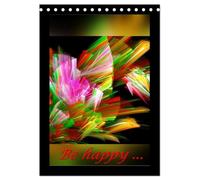 Kunstkalender 2026 (Tischkalender 2026 DIN A5 hoch), CALVENDO Monatskalender: Be happy